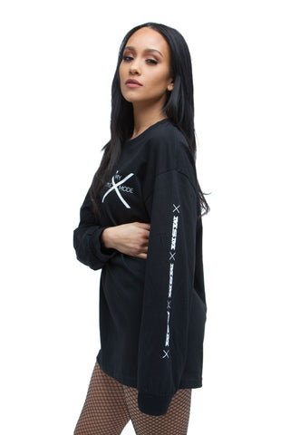 THE MYSTYLEMODE REFLECTIVE CROPPED HOODIE
