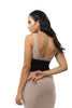 THE MYSTYLEMODE BLACK CORSET BELT WITH GOLD DETAIL