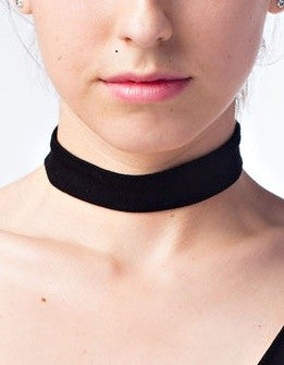 THE MYSTYLEMODE BLACK CHOKER NECKLACE