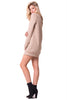 THE MYSTYLEMODE NUDE OVERSIZED SWEATER